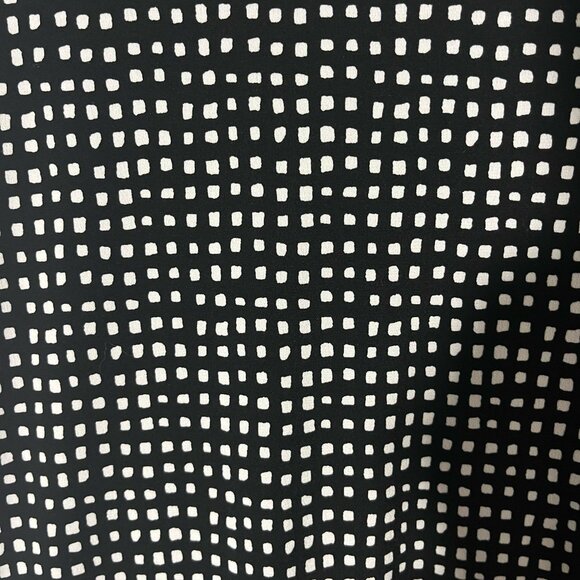 Michael by Michael Kors Black White Print Wrap Dress XL (Plus Size) - Picture 5 of 8